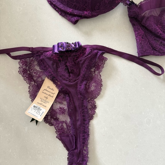 Victoria's Secret Designer Swarovski Crystal Bra & Panty Lingerie Set - Picture 9 of 15